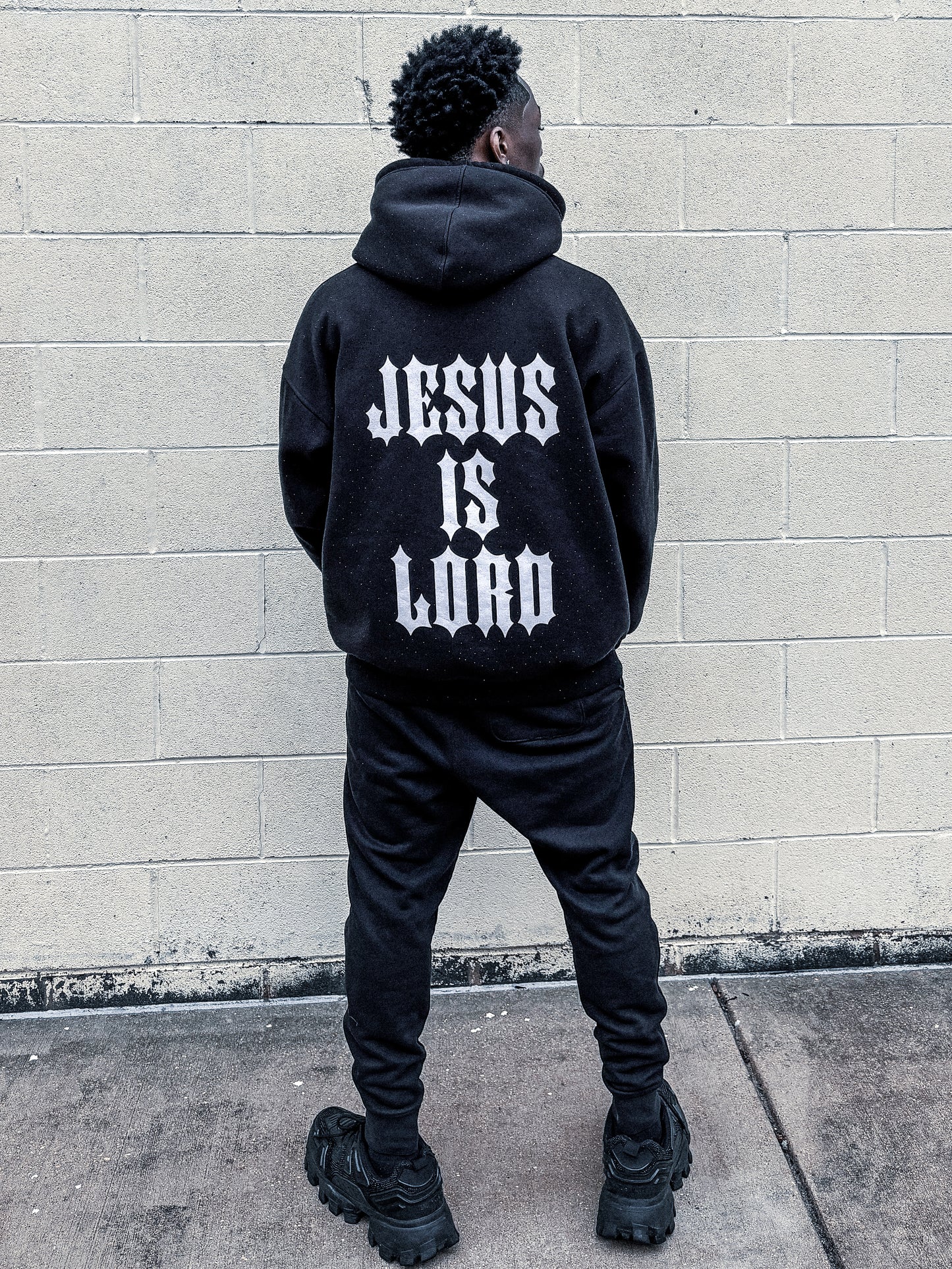 I AM Hoodie (All-Over Rhinestone/Heavyweight)