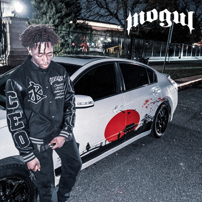 "CEO” Leather Varsity Jacket