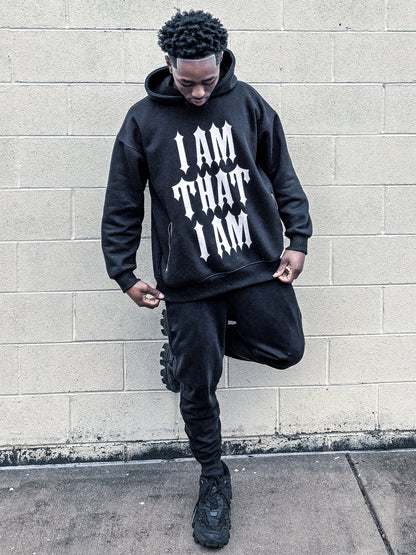 I AM Hoodie (All-Over Rhinestone/Heavyweight)