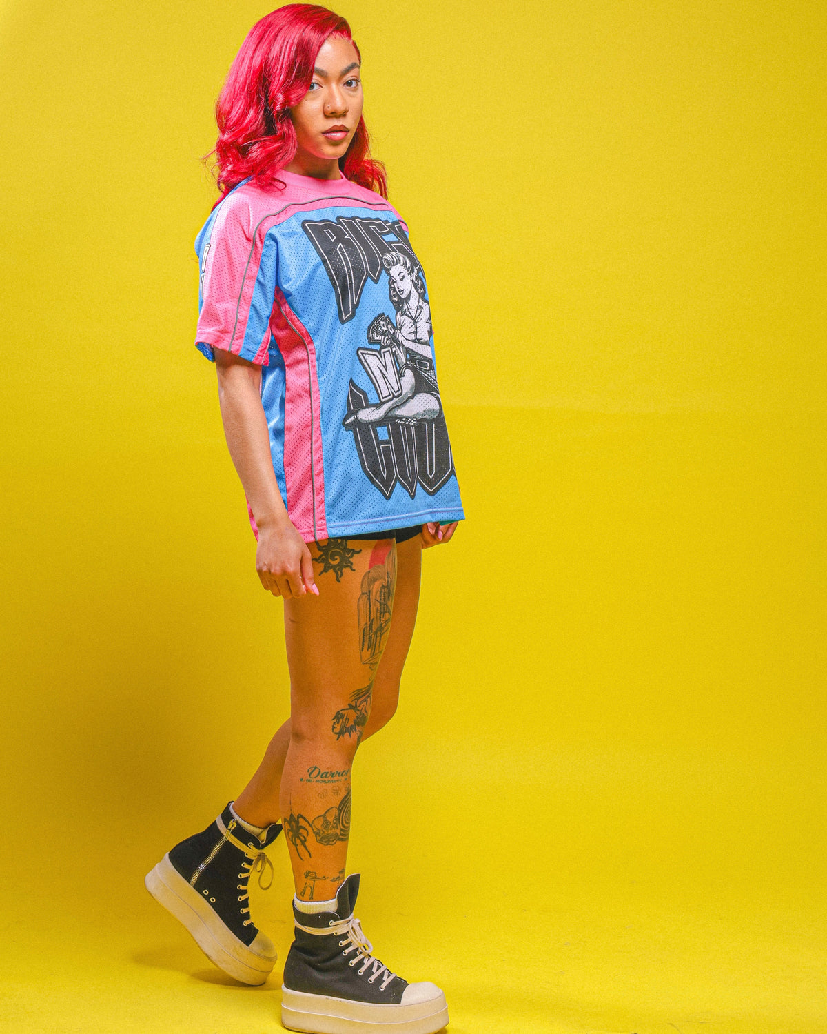 $ Rich N Love x Mogul Mesh Jersey (COTTON CANDY)