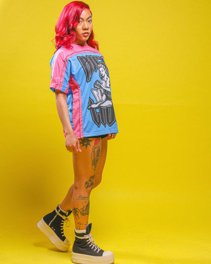 $ Rich N Love x Mogul Mesh Jersey (COTTON CANDY)