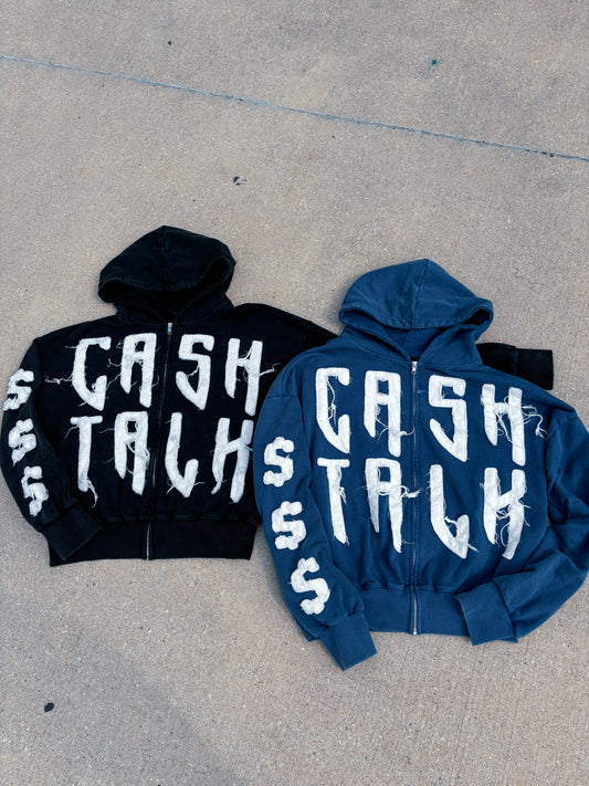 *EXCLUSIVE* CA$HTALK x MOGUL “Havin Moguls” Zip up