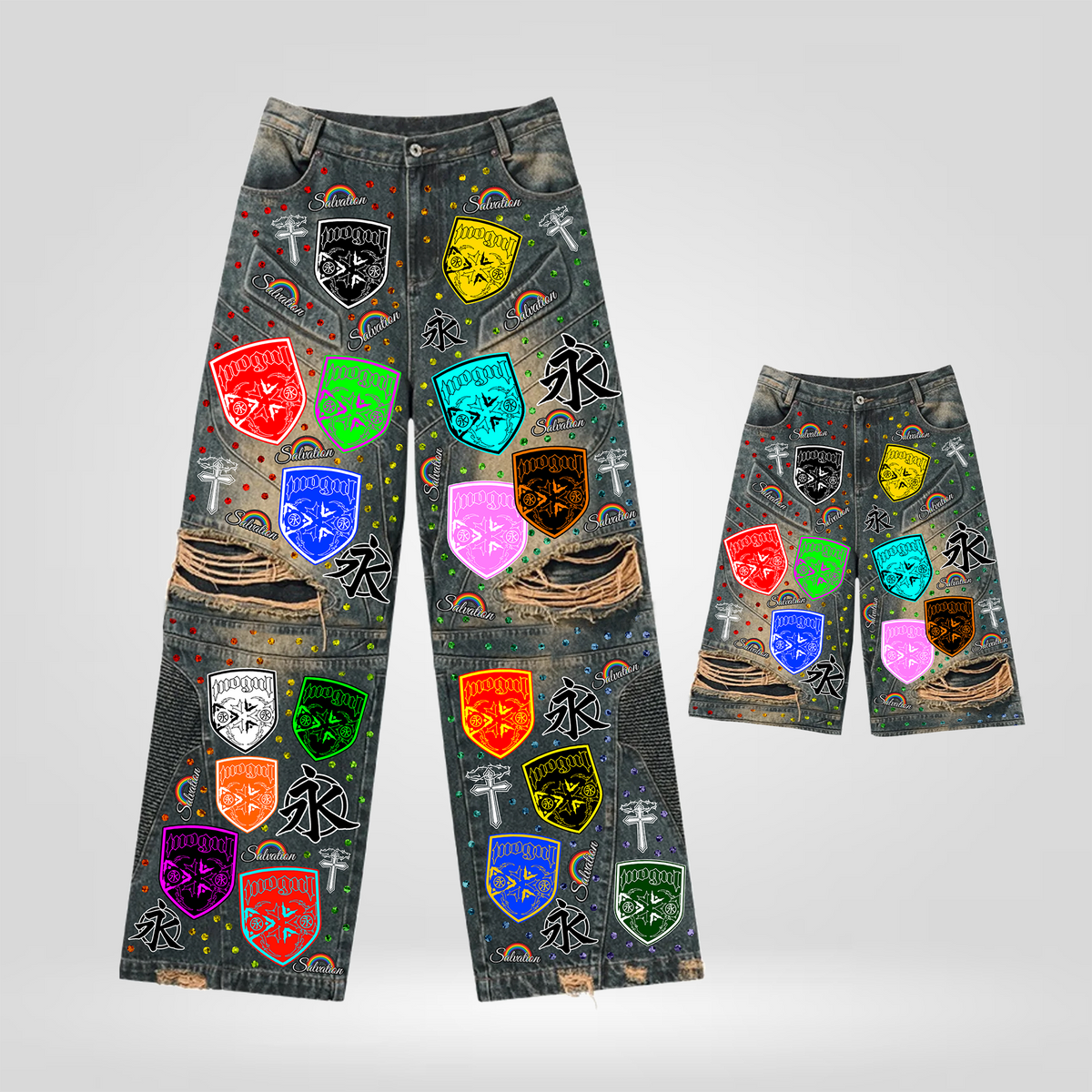 *PRE-ORDER* Renaissance Jeans/Jorts (2-in-1 Detachable)