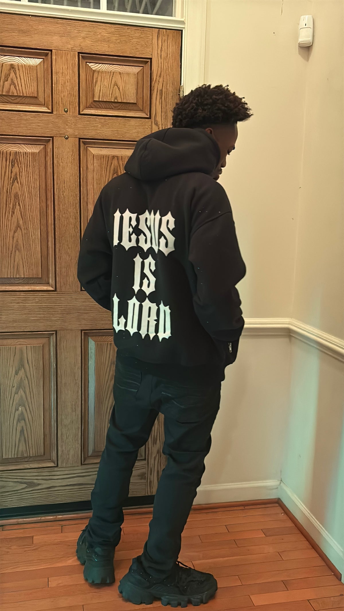 I AM Hoodie (All-Over Rhinestone/Heavyweight)