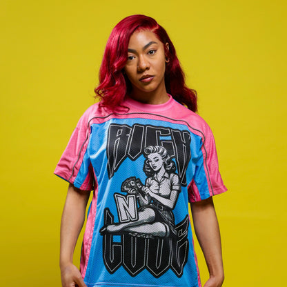 $ Rich N Love x Mogul Mesh Jersey (COTTON CANDY)