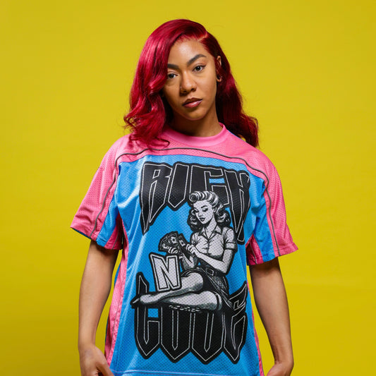 $ Rich N Love x Mogul Mesh Jersey (COTTON CANDY)