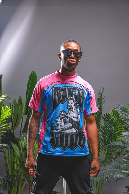 $ Rich N Love x Mogul Mesh Jersey (COTTON CANDY)