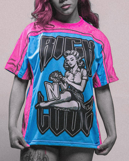 $ Rich N Love x Mogul Mesh Jersey (COTTON CANDY)