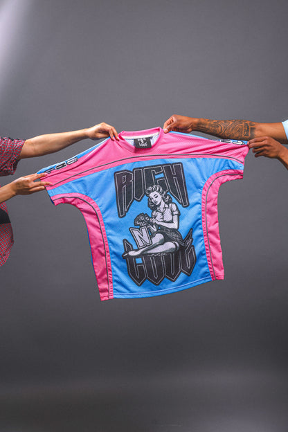 $ Rich N Love x Mogul Mesh Jersey (COTTON CANDY)