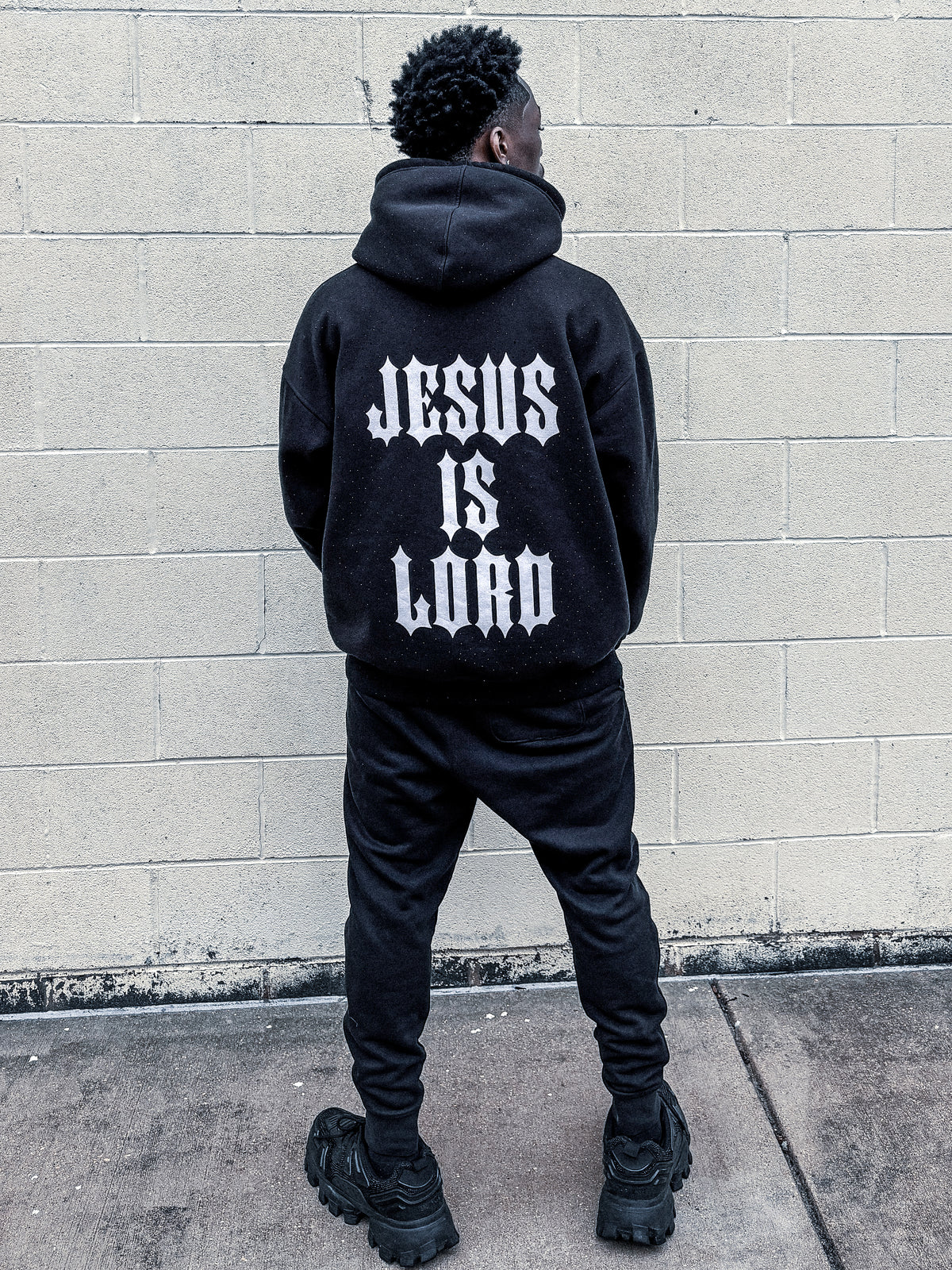 I AM Hoodie (All-Over Rhinestone/Heavyweight)