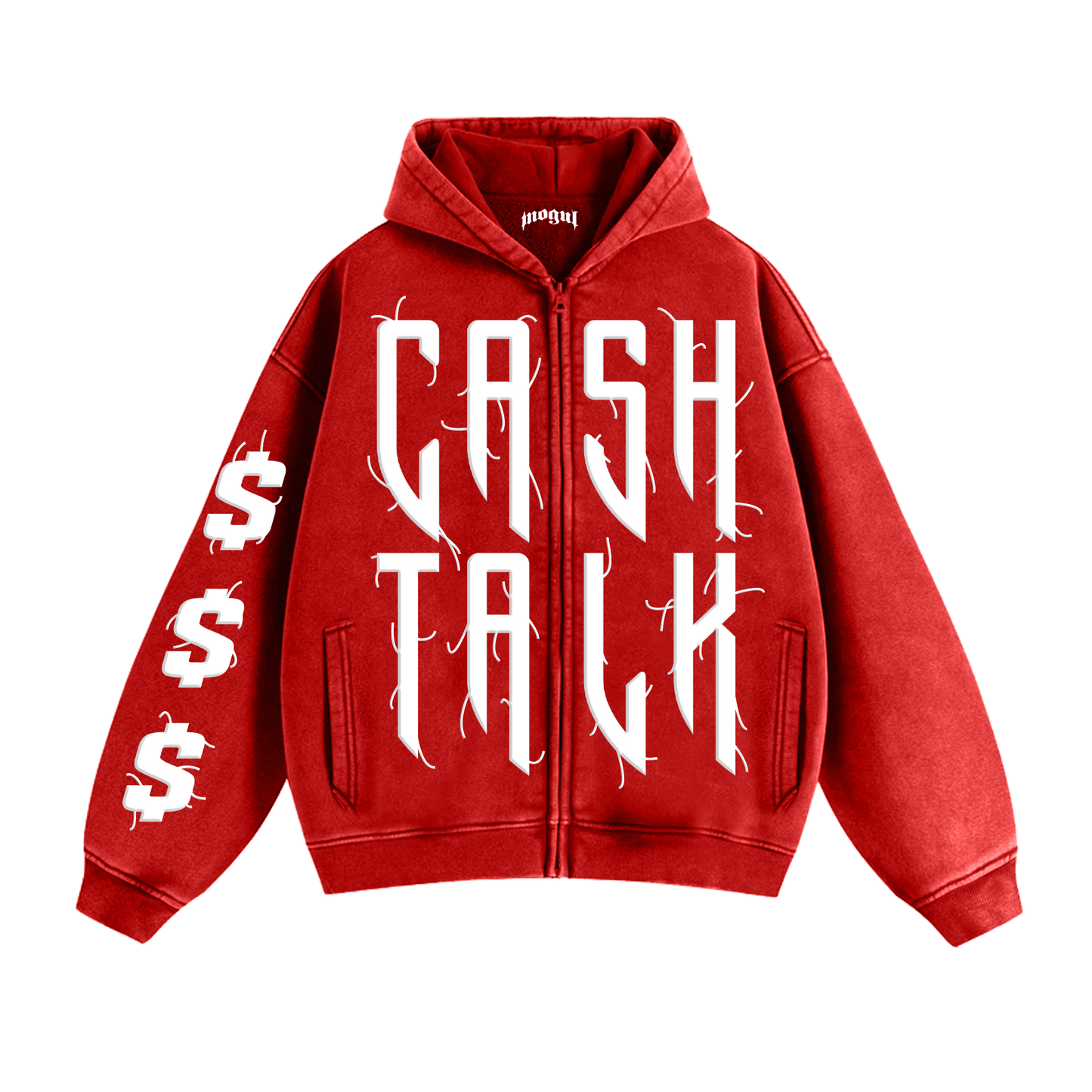 CA$HTALK x MOGUL Hoodie (Red)