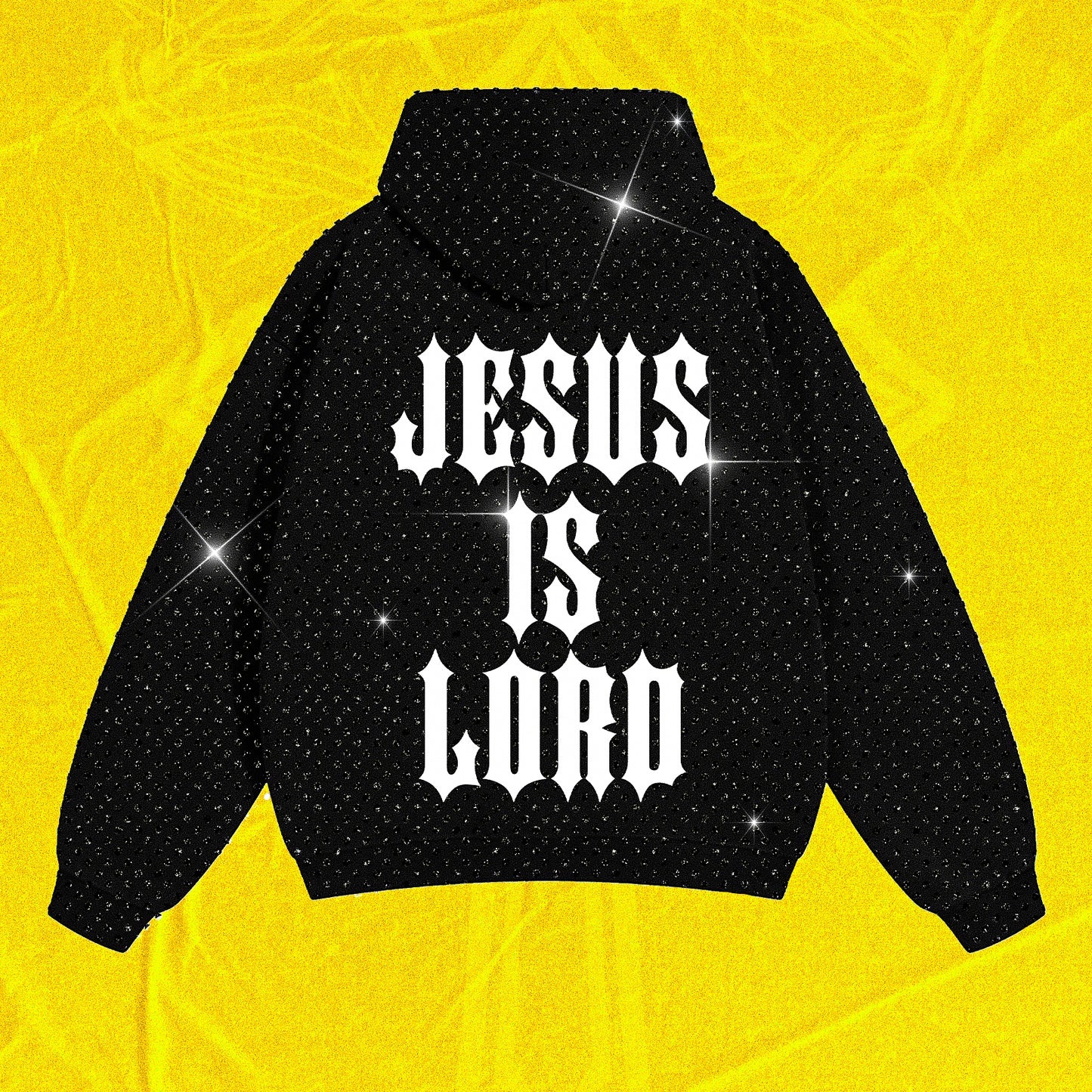 I AM Hoodie (All-Over Rhinestone/Heavyweight)