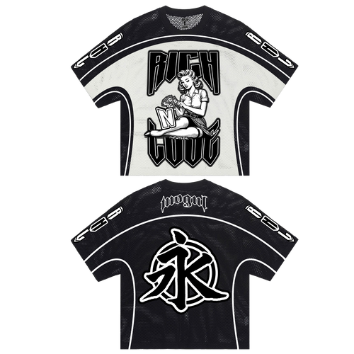 $ Rich N Love x Mogul Mesh Jersey (PANDA)