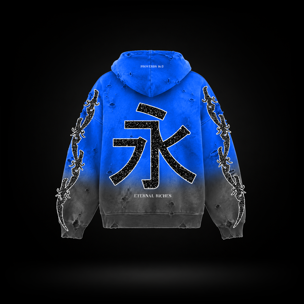 *Pre-Order* Divine Motion Hoodie (Blue/Gray)