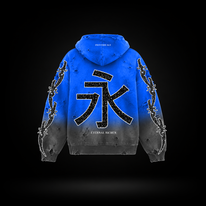 *Pre-Order* Divine Motion Hoodie (Blue/Gray)
