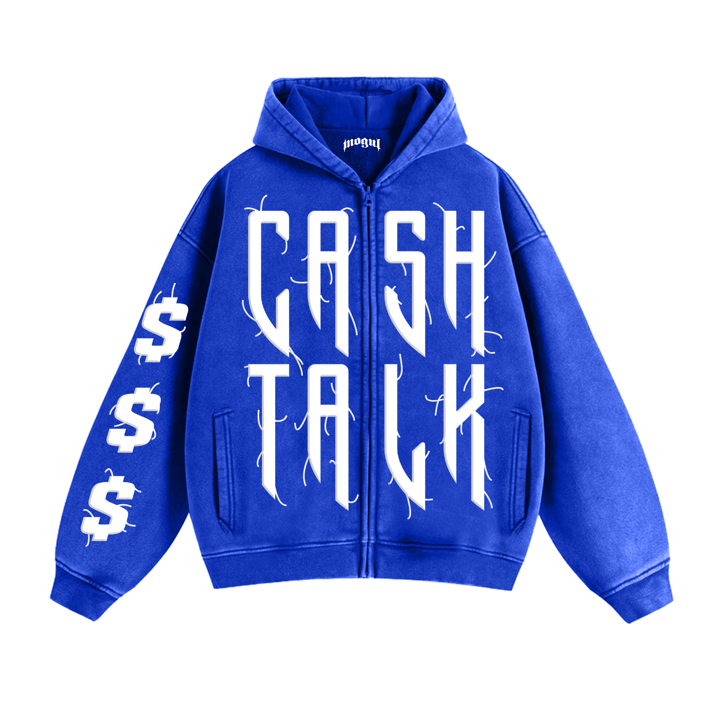 CA$HTALK x MOGUL Hoodie (Blue)