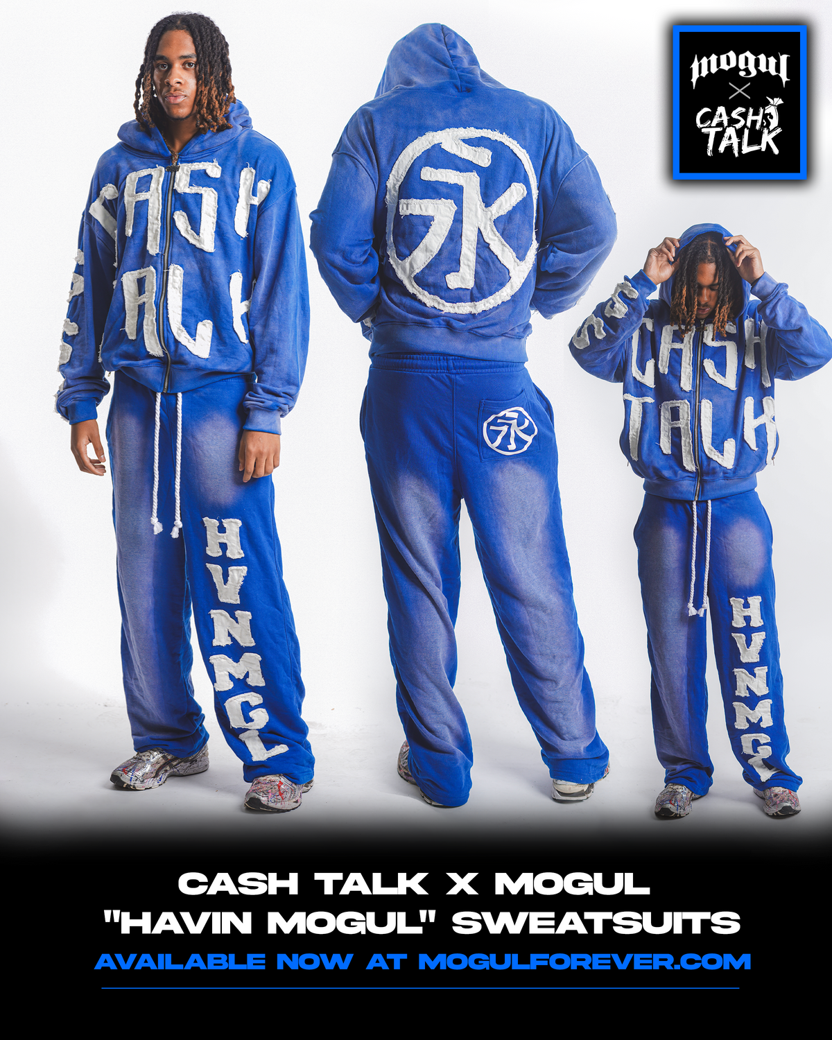 *PRE-ORDER* “Havin Mogul” Hoodie (Blue💎)