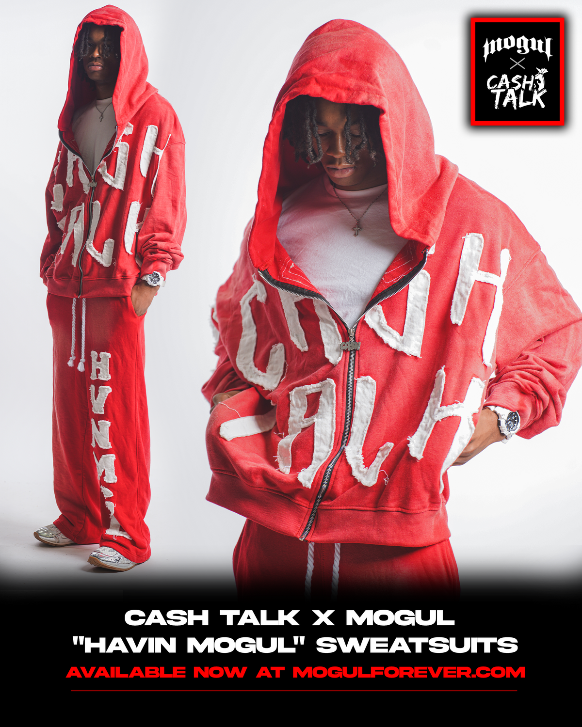 *PRE-ORDER* “Havin Mogul” Hoodie (Red📈)