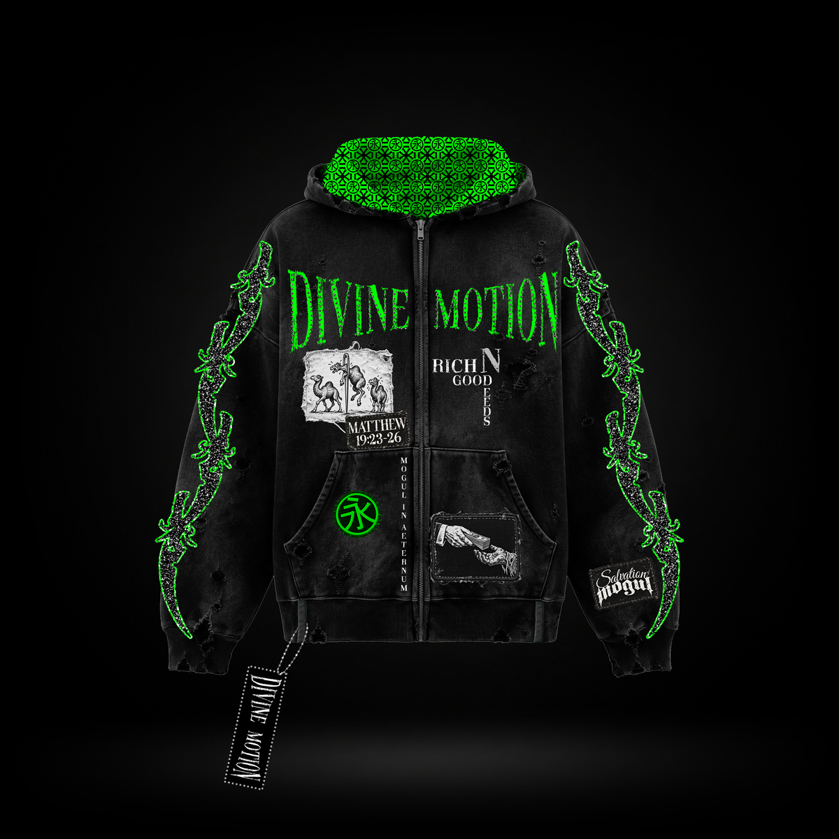 *Pre-Order* Divine Motion Hoodie (GREEN)
