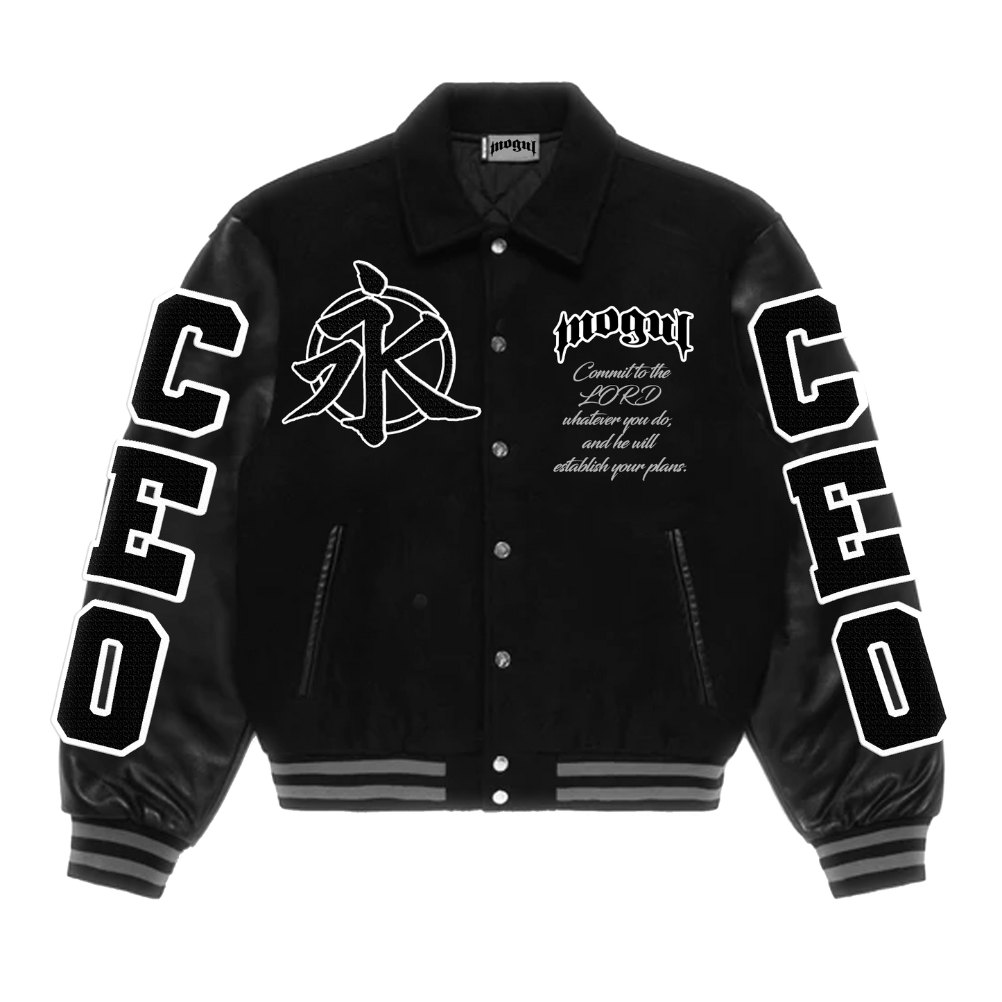 (S, M, L) “CEO” Varsity Bomber Jacket