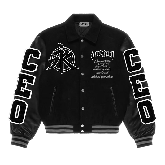 (S, M, L) “CEO” Varsity Bomber Jacket