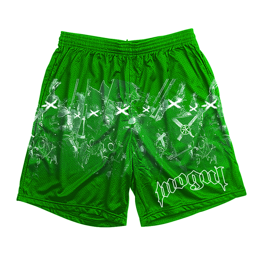 “Like Minded” Mesh Shorts (Green)