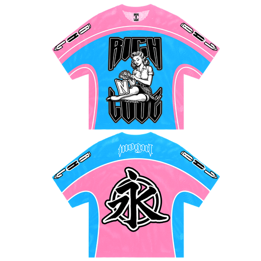 $ Rich N Love x Mogul Mesh Jersey (COTTON CANDY)