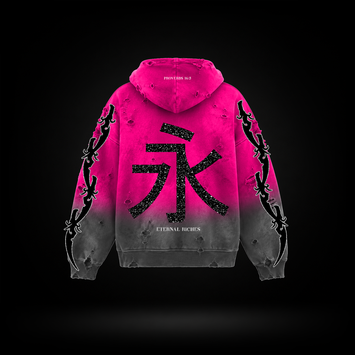 *Pre-Order* Divine Motion Hoodie (Pink/Gray)