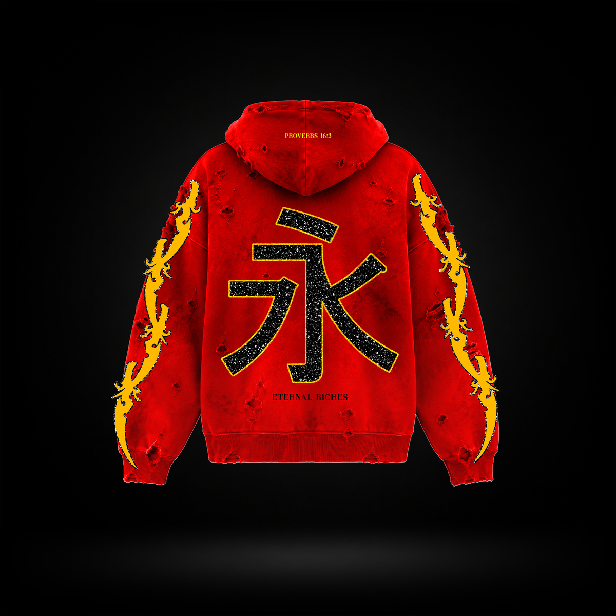 *Pre-Order* Divine Motion Hoodie (Red/Yellow)