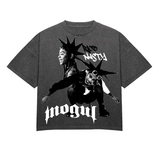 Rico Nasty x Mogul Oversized Acid Wash Tee